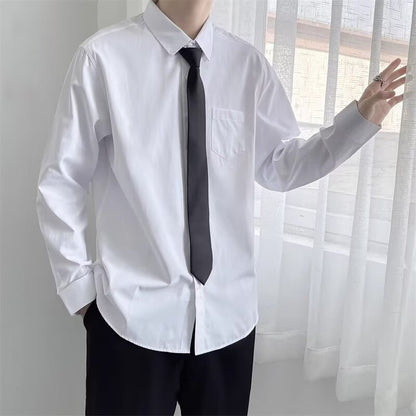 Personality Loose Casual Shirt Men